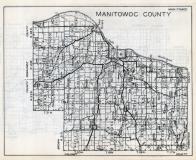 Manitowoc County Map, Wisconsin State Atlas 1933c